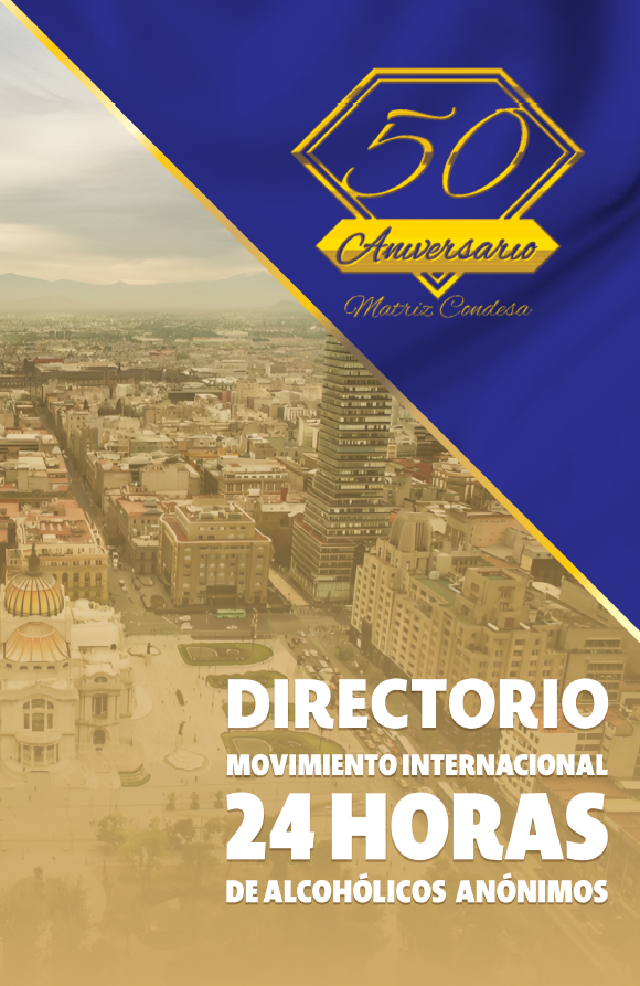 Portada del Directorio Movimiento Internacional 24 horas de Alcohólicos Anónimos